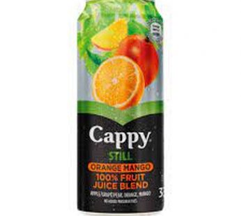 Cappy Still Orange Mango Flavoured Fruit Juice Can 330ml